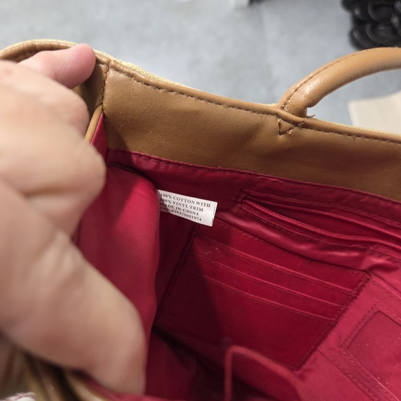 Vintage 1990s Western Themed Women's Tote Bag - Picture 4 of 9